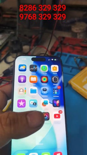 iPhone 15 pro no service network problem done ✅ any iPhone Android repair hardware software #iphone