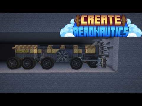 I Built a Working Tunnel Bore with Create Aeronautics in Minecraft!