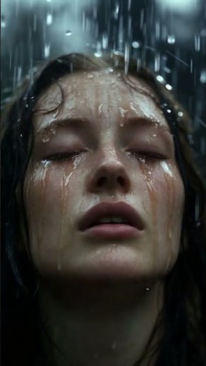 Beautiful Woman Crying in the Rain | Emotional ASMR 🌧️