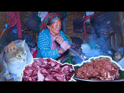 A Lonely Grandma in Winter Mountains | Real Village Life Documentary ‪@TheRuralLifeNepal‬