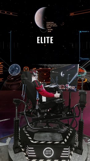 How Do You Fly? 👇✈️🛸 #elitedangerous in a #simulator Do you fly space sims like aircraft or like a game? Curious how other pilots think. #flightsimulator #motionsimulator #gaming | Project Simstarr