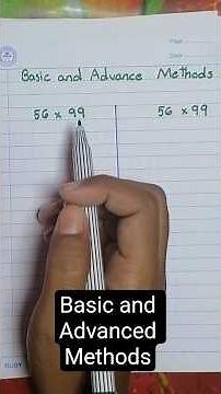 Basic and Advanced Methods#mathematics #education#multiplication
