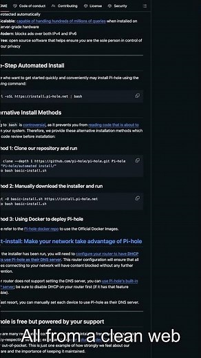 Block Ads on EVERY Device with One $35 Pi-hole #shorts #github