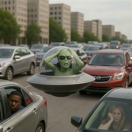 Traffic Jam Alien