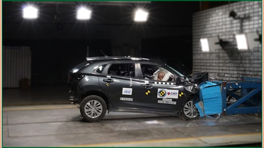 Maruti Suzuki Baleno scores 4-star safety rating at Bharat NCAP