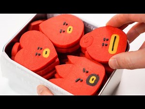 BT21 UNIVERSE TATA icebox cookies 타타 유니버스 쿠키 만들기ㅣ스트로비 StrawBee