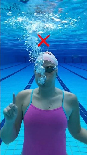 How to breathe underwater. Swimming basics. Inhale and exhale in swimming.