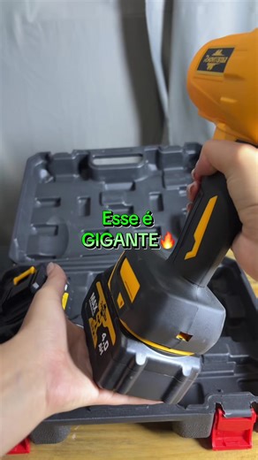 O melhor e mais potente soprador de folhas do tiktok shop! Tudo GIGANTE! baterias, maleta e soprador!🔥#sopradordefolhas #jardineiro #agronomo #plantas