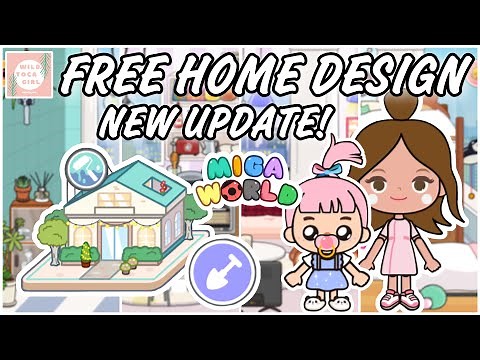 NEW FREE HOME DESIGNER 🤩 MIGA WORLD 🌎