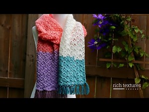 Low Tide Scarf Crochet Pattern