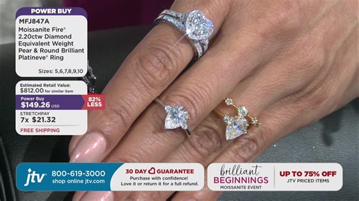 https://bit.ly/3JHNaX8 Join Fatima and Charles Winston for expertly crafted jewelry in contemporary designs. Every Moissanite Fire jewel offers superior light dispersion and exceptional durability that will last a lifetime! https://bit.ly/49ZIhDs | JTV Live