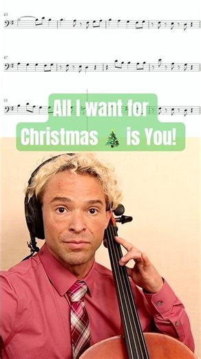 🎄 Day 1 – All I want for Christmas is You #cellocoach #cello #christmasmusic #mariahcarey