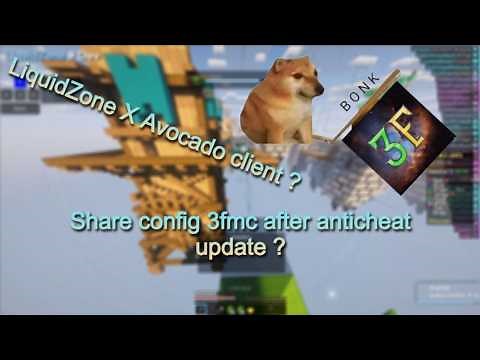 HACK 3FMC | MINECRAFT | BEDWAR 1.8.9 | SCAFFOLD | LIQUIDZONE X AVOCADO CLIENT | SHARE CONFIG
