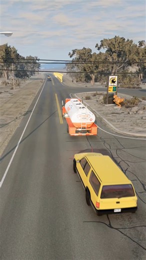 Realistic Highway Car Crashes #35 -BeamNG.Drive