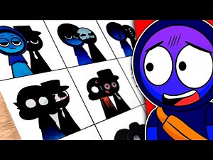 DRAWING FORBIDDEN SPRUNKIS ⚠️ (PHASE 1 to 12) ✏️ Jevin and BLACK Horror