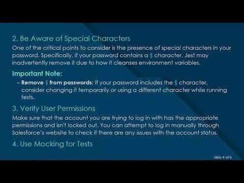 How to Login to Salesforce Using jsForce While Running Jest Tests