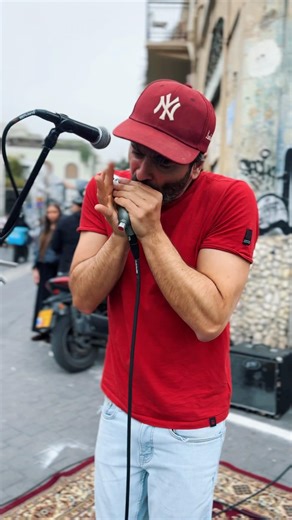 Blues harmonica busker - superstition #harmonica #bluesharp #busker #superstition