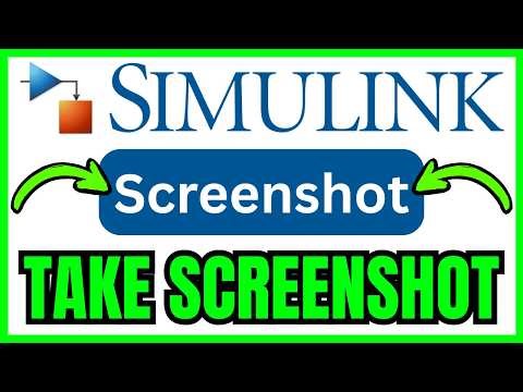How To TAKE SCREENSHOT In MATLAB Simulink (QUICK & EASY) 2026