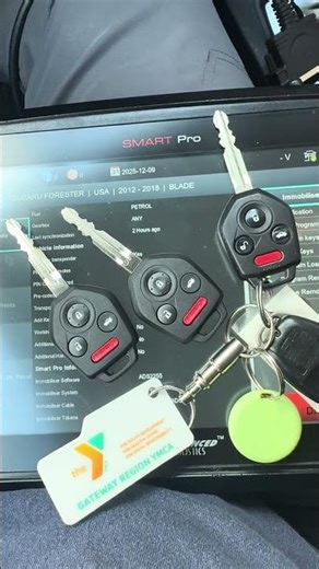 2014 Subaru Forrester two new remote Keys is not in instructional video #allockandkeyco #smartpro ￼