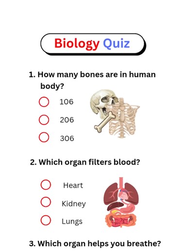Only 1% get this right 🧠👇 How many did you get correct?🇺🇸 #science #quiz #humanbody #quiztime #trivia