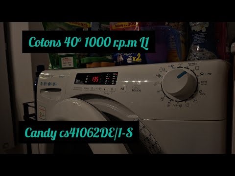 Candy co41062DE/1-S cottons 40° 1000r.p.m L1