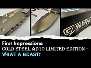Cold Steel Limited Edition AD-10 | Bead Blast | CPM-3V