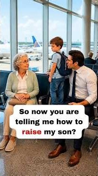 ✈️ Airport Seat Argument | Real-Life English Conversation Practice #shorts