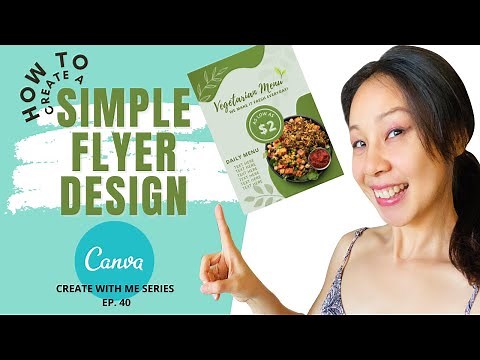HOW TO CREATE A SIMPLE FLYER IN CANVA: TUTORIAL FOR BEGINNERS