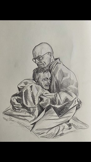 Drawing Jesse Pinkman and Heisenberg Sketch