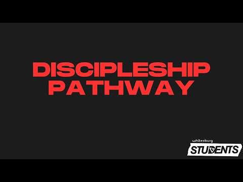 DIscipleship Pathway update