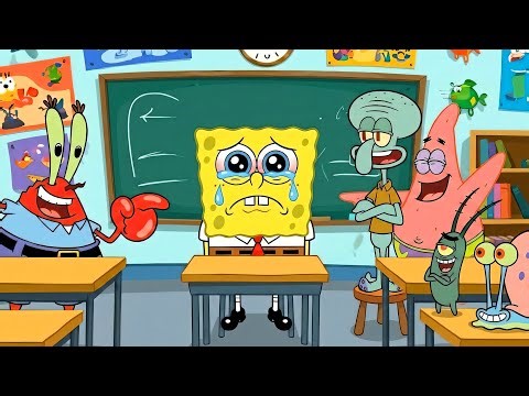 The Classroom Meltdown: SpongeBob’s Unexpected Moment of Weakness | SpongeBob Animation 📚😱