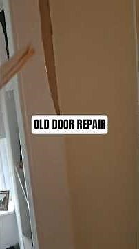Saving a Damaged Old Door Instead of Replacing It