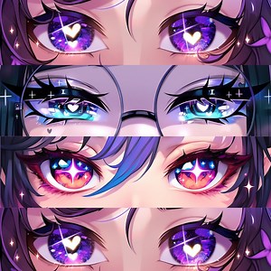 Custom Twitch Banner | Eye Banner | Twitch Banner | Banner Design | High Resolution | Twitter | Youtube | Discord | Anime Ilustration - Etsy