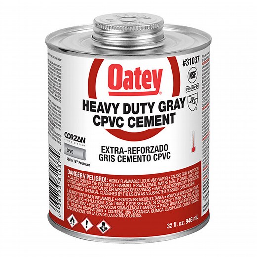 Oatey 31037 32 oz. CPVC Heavy-Duty Gray Cement