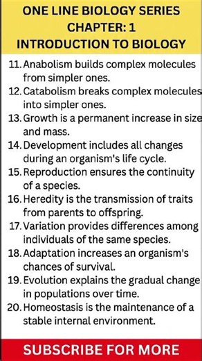 Introduction to Biology (Part 2) | Key Life Processes | Homeostasis, Metabolism, & Evolution