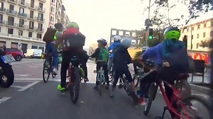 40K views · 1K reactions | A bike bus is a fun and safe way for kids...