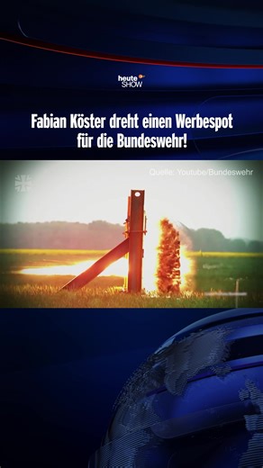 Da stehen die Rekruten sicher direkt Schlange! Die ganze heute-show ist online: https://kurz.zdf.de/hs2524f/ | ZDF heute-show