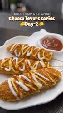 Korean Corn Dogs Recipe | Crispy Cheese Corn Dogs at Home🧀Subscribe for day 3 #recipe #food #viral