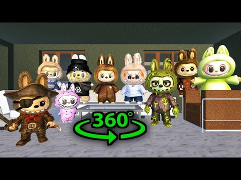 360° LABUBU in My VILLA | VR / 4K (LABUBU Meme)