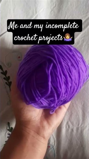 incomplete projects.....🤷‍♀️ #youtube #shorts #crochet #trending