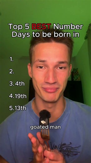 These are the BEST days to be born on✌️😅
