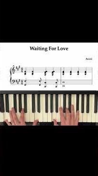 How to play “waiting for love” by avicii piano intro tutorial #waitingforlove