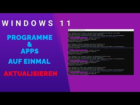 Alle Programme auf einmal aktualisieren bei Windows 11