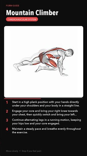 Mountain Climber | Cardio Tutorial