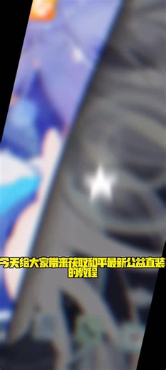 和平最新公益直装获取教程