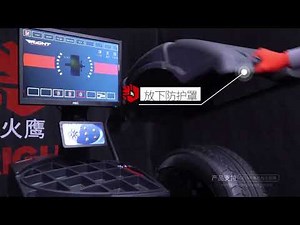 How To Balance Tires - Bright Vehicle Wheel Balancer Demo CB75