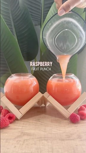 Simple but healthy fruit punch! 😋 #juicing #raspberry #simple #beginnerfriendly