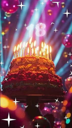 🎂 Félicitations pour ton 18 Anniversaire ! 🥳 Joyeux Anniversaire ! #happybirthday to you!