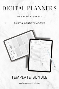 Digital Daily Planner, Printable Daily Planner, Printable Monthly Planner - Etsy Canada