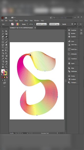 Illustrator Blend Design Idea In Simple Design attractive creative @Aiqa___Artify.Vision